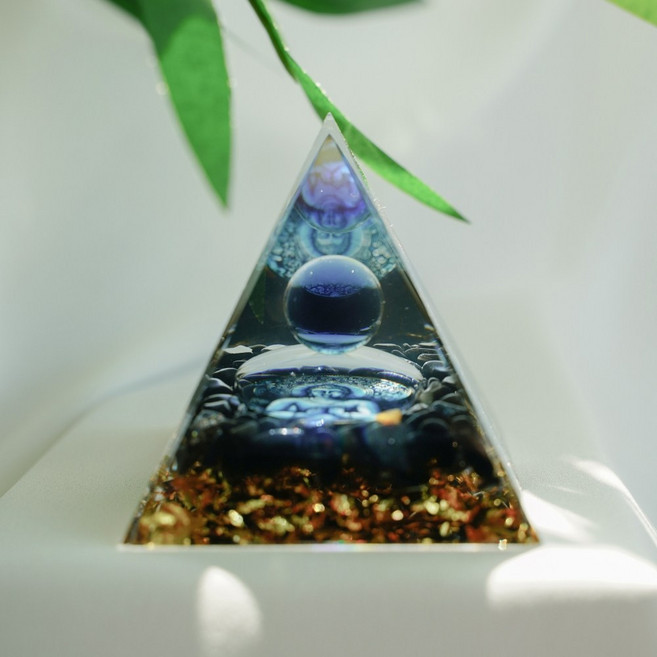 부처 상 어항 인테리어 연꽃 오브제 크리스탈 소품 불교 부처님 유리 장식 비로자나불 불상, 부처님구슬, 1개