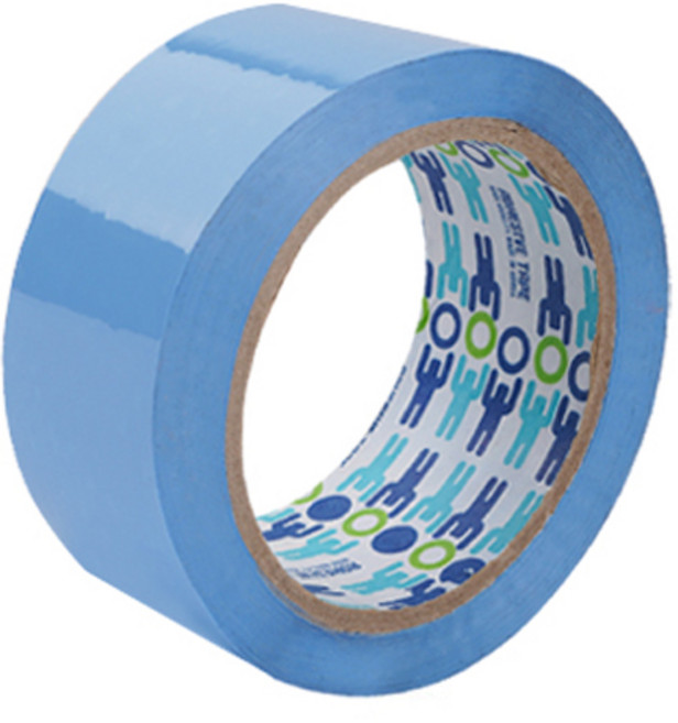 한국포장 박스테이프, 40개, 중포장 -칼라 80M (하늘)
