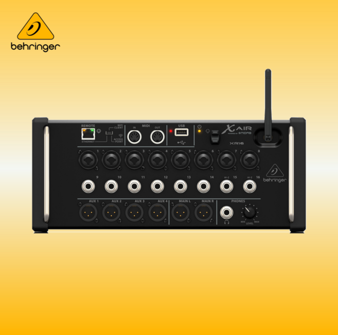 베링거 Behringer XR16 16채널 랙 장착형 디지털믹서 오디오믹서 믹싱 콘솔