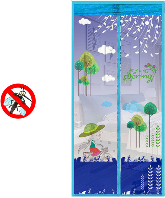 문 방충망 현관방충망 출입문방충망 2중 자석 모기장