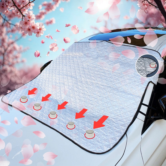 차차차 자동차 성에방지 커버 햇빛가리개 앞유리 커버, 컨텐츠 참조