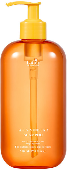 아도르 사과 식초 샴푸 지성용 비건 애사비샴푸 - 윤기 모발 가려움 비듬 건조 해결, 1개, 530ml
