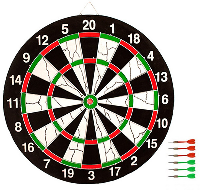 SMN 고급형 양면다트 다트 다트게임 다트판 보드게임 블럭, 1개
