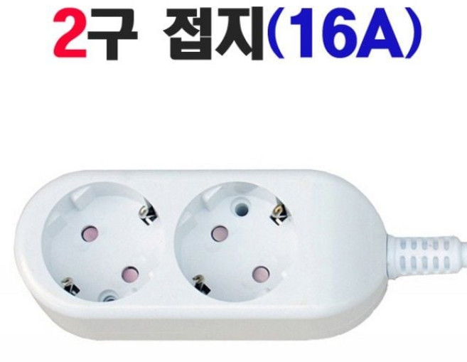 신성전기 다조아 국산 개별 2구 3M 멀티탭 멀티콘센트 전선정리, 1개, 본품