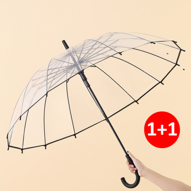 일회용우산 튼튼한 장우산 대형 투명 비닐우산 튼튼이 큰우산