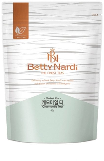 베티나르디 캐모마일 허브티 리필 60g 2개세트, 1개입, 2개