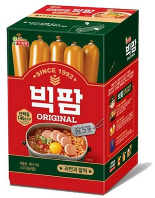 롯데웰푸드 빅팜 소시지, 600g, 1개