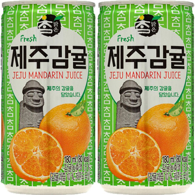 대일 참맑은 제주감귤 175ml x 60캔 (30캔x2박스)