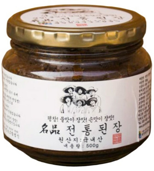 평창 황태머금 국산콩 전통 된장 1kg, 1개