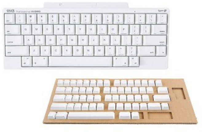 PFU HHKB 해피해킹 프로페셔널 하이브리드 타입S 영어배열 키보드 키캡 세트