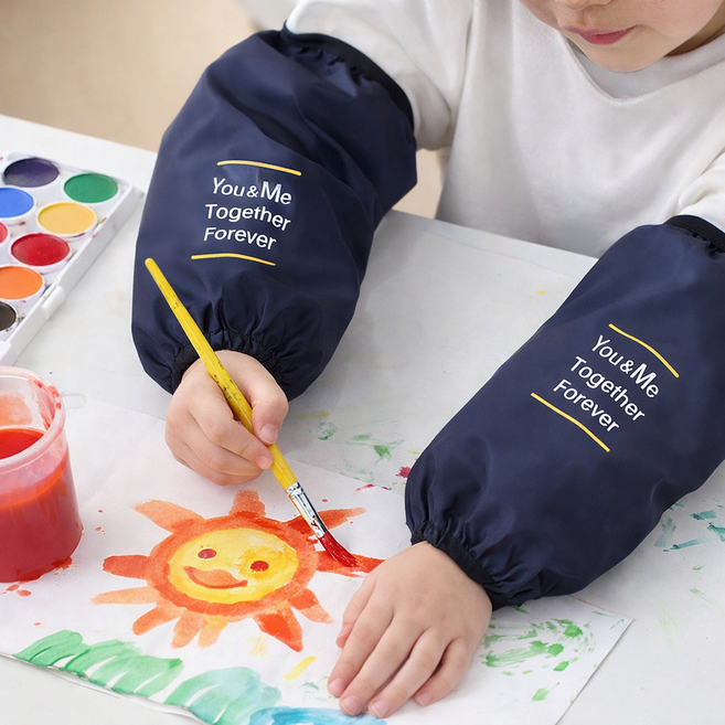 방수 작업 토시 그림 그리기 미술 팔토시