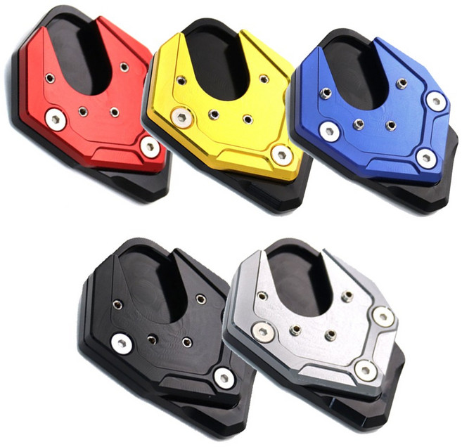 킹콩 HONDA 슈퍼커브 사이드스탠드클립 슈퍼커브 튜닝 광폭 말발굽 호환, 블루, 1개