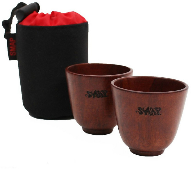 스맵 우드 소주잔세트