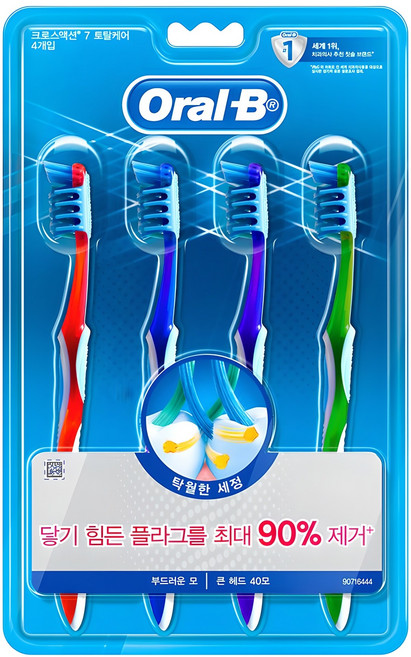 오랄비 크로스액션 프로 헬스 7 토탈케어, 4개입, 1개