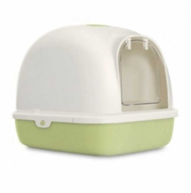 고양이집 페이크웨이 톰캣후드형 고양이 화장실, 말차, 1개