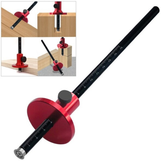 아이베란다 휠 마킹 게이지 수평 간격 줄긋기 목공 자, 1개
