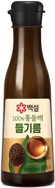 백설 100% 통들깨 들기름, 160ml, 1개