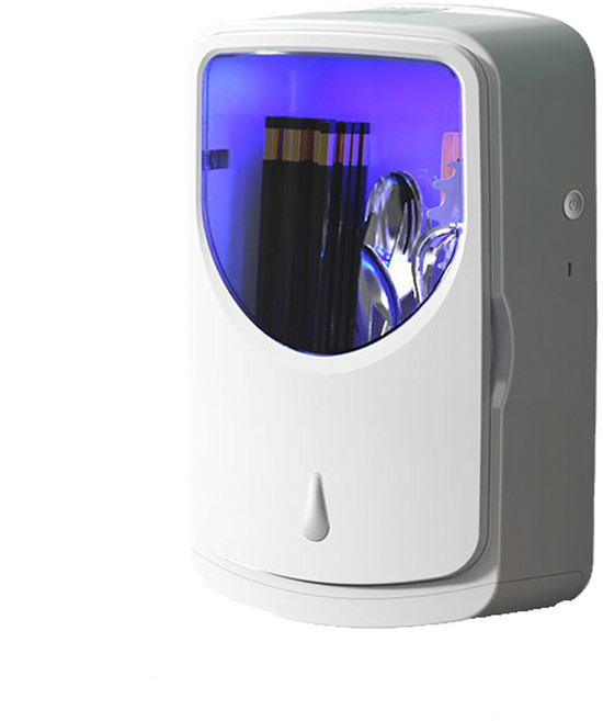 식기 살균 건조기 USB수저살균기, 블루