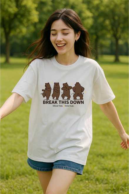 OvF 오뷔에프 흰색 반팔티 여름반팔 티셔츠