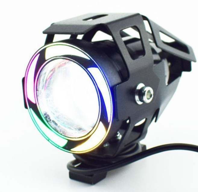 락모터스 오토바이 LED 안개등 써치 바이크 보조등 보조라이트 LED라이트, 1개, B타입