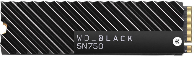 Western Digital SSD 2TB WD Black SN750 NVMe WDS200T3XHC-EC 웨스턴 디지털 내장 히트 싱크