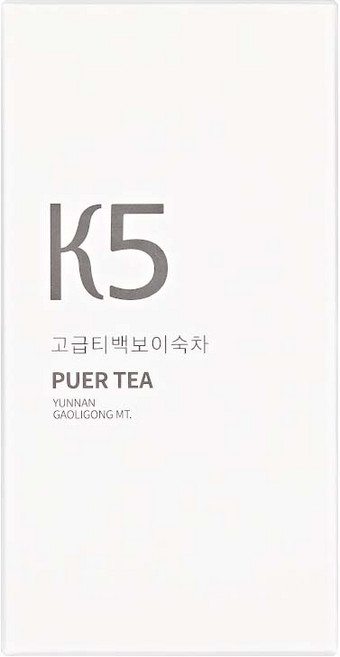보이마루 중국 운남성 보이차 티백 K5, 1개, 30개입, 3g