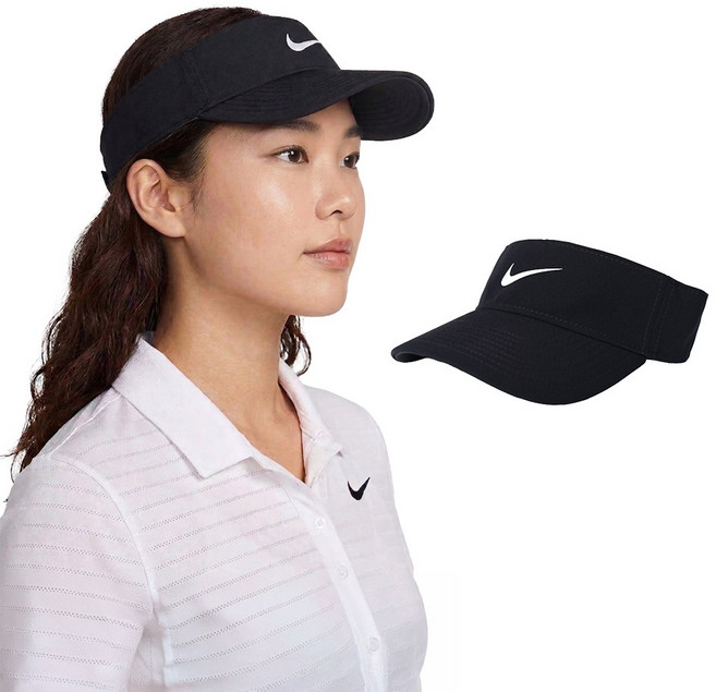 (국내백화점 정품) 나이키 바이저 캡모자 썬캡 드라이핏 에이스 기능성 사계절 골프 남녀공용 커플 테니스 배드민턴