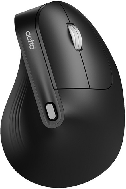 엑토 충전식 저소음 블루투스 무선 버티컬 광마우스 BTM-12, BTM-12(핑크), 핑크