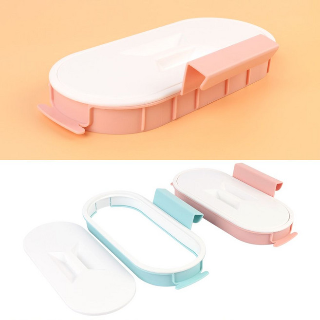 부엌주방싱 [2개묶음] 부엌 주방싱크 조리대 음식물통 쓰레기 문틈 DW9B9995, 라이트블루