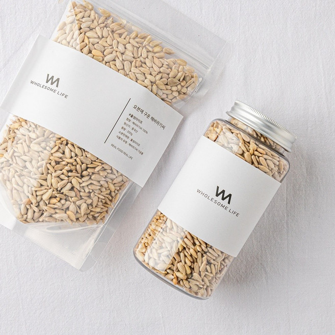 세척후 매일아침 구운 해바라기씨 볶은 볶음, 대용량 실속형(지퍼팩), 1개