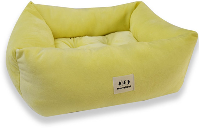 마벨러스홈데코 부드러운 극세사 단모 강아지방석 고양이방석 애견쿠션 고양이하우스, 1개, 라벤더