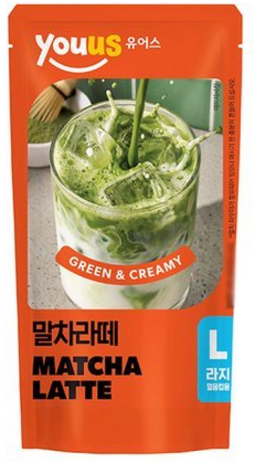 유어스 말차라떼, 1개, 340ml