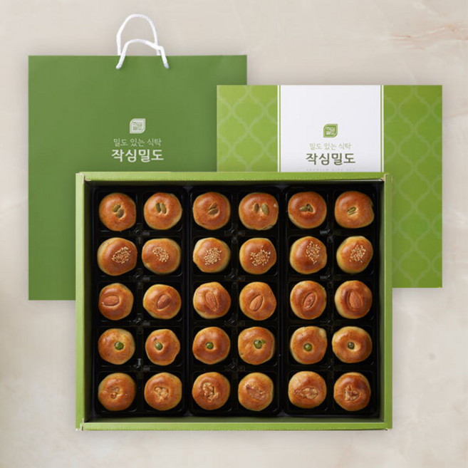 [작심밀도] 다과한상 만쥬세트 2호 / 30입, 상세 설명 참조, 900g