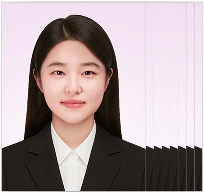 4위 - 셀프 여권 증명 사진 규격 인화 출력 무료재단 파일제공, B.여권, 2.기본보정
