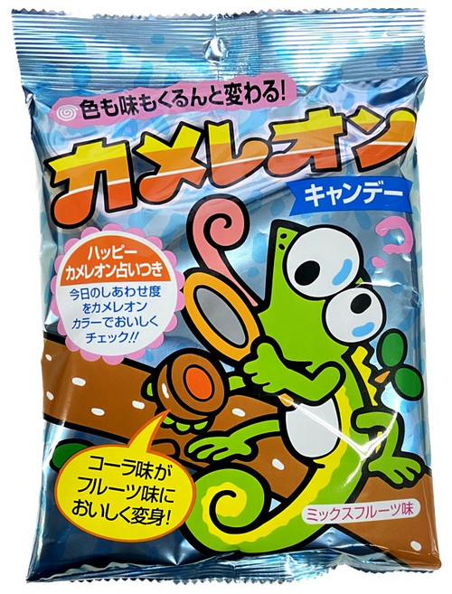 카멜레온 캔디 4가지맛 색과맛이 변하는캔디, 4개, 60g