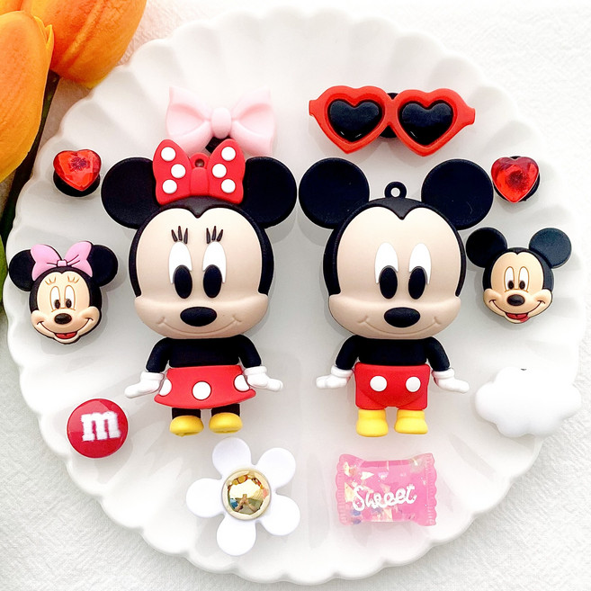 귀여운 3D 캐릭터 신발꾸미기 세트