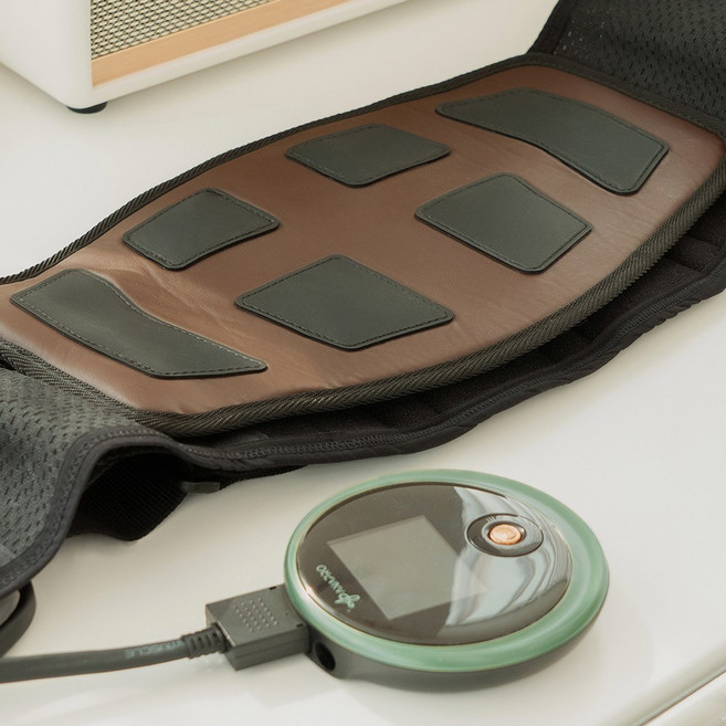 아나프로 온열 테라펄스 허리 마사지기, 허리세트(본체+허리패드+허리보호대), 보호대L, T200N2-M