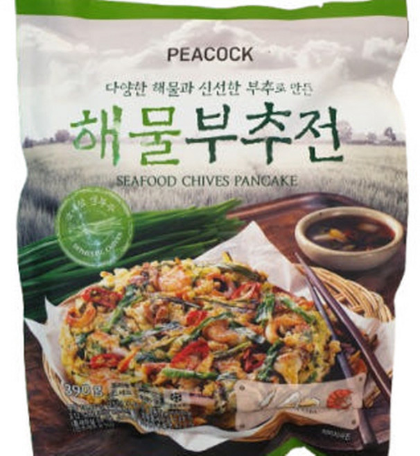 피코크 해물 부추전 390g(아이스박스배송), 1개, 390g