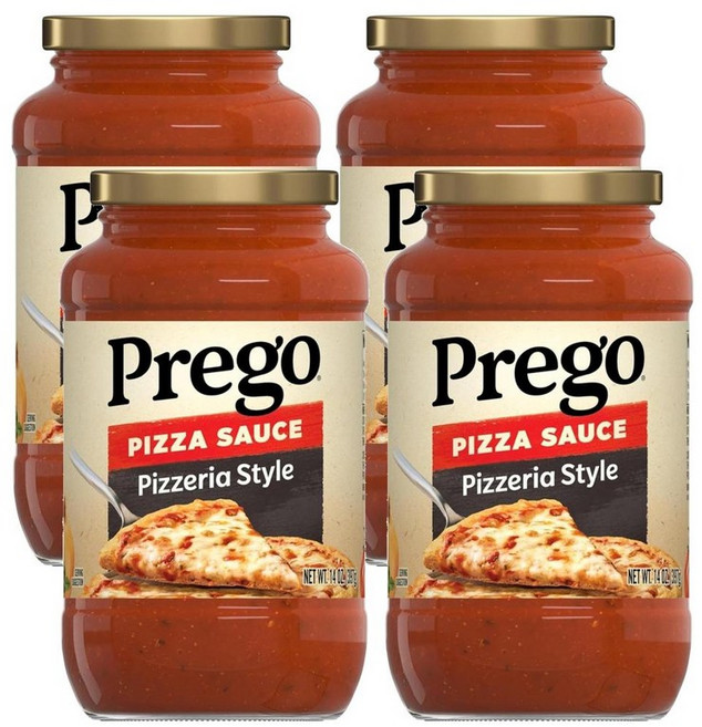 Prego 프레고 이탈리안 파스타 소스 피제리아 스타일 397g, 4개