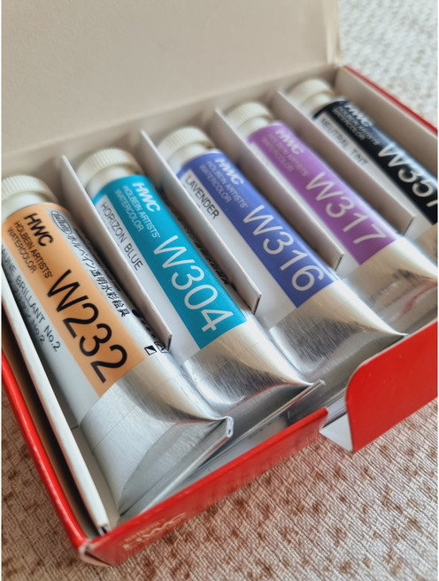 홀베인 틴트 수채화물감 5색 15ml HWC 수채물감