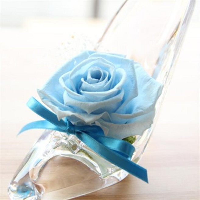 아트박스/더봄 신데렐라 유리구두, 파우더블루