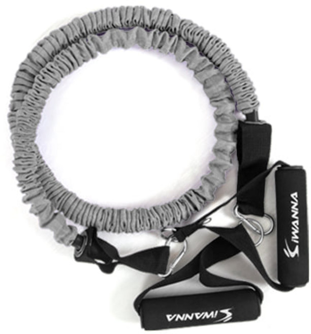 아이워너 패브릭 튜빙세트 초급자용 도어앵커 포함, 2단계 그레이