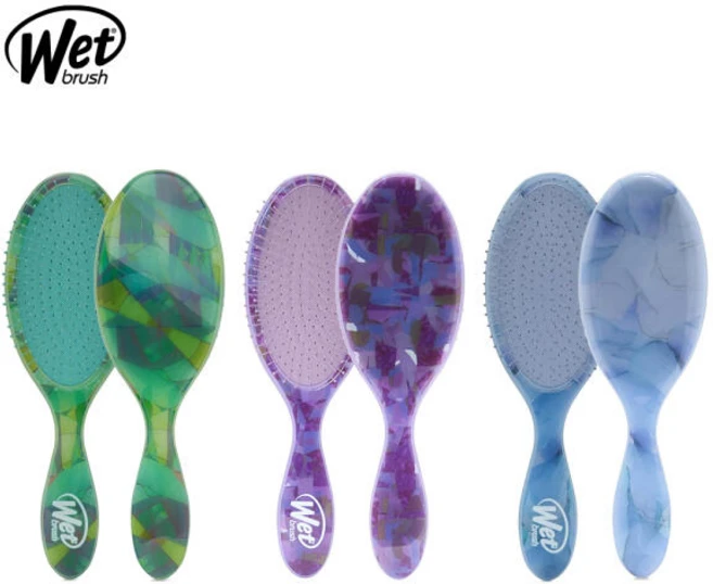 웻브러쉬 오리지널 디탱글러 헤어 브러쉬, 블루, 1개 - 쿠팡