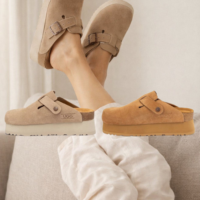 호주직송 오즈웨어 보스턴 어그 여름 슬리퍼 소프트 풋베드 OB755P 색상2종