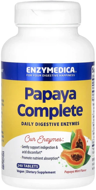 새해 첫좋은선물 Enzymedica Papaya Complete 파파야 민트 240정 제대로 할인합니다, EnzymedicaPapayaComplete파파야민트2 - 쿠팡