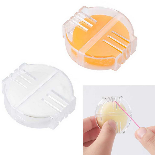 조이 실왁스 실헤짐 실꼬임 방지, 1개, 황색