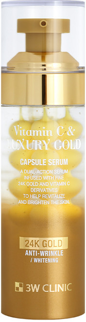 3W클리닉 비타민C & 럭셔리 골드 캡슐 세럼, 1개, 56g