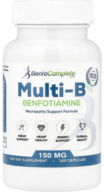 벤포티아민 지용성 비타민B군 150mg 120캡슐 비타민B12 엽산, 1개, One Color, 120정