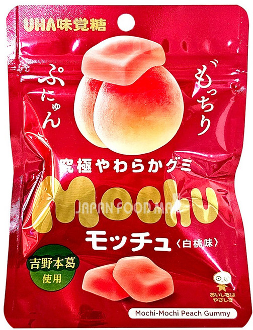 유하미카쿠토 모쮸 구미 복숭아맛 젤리, 1개, 45g