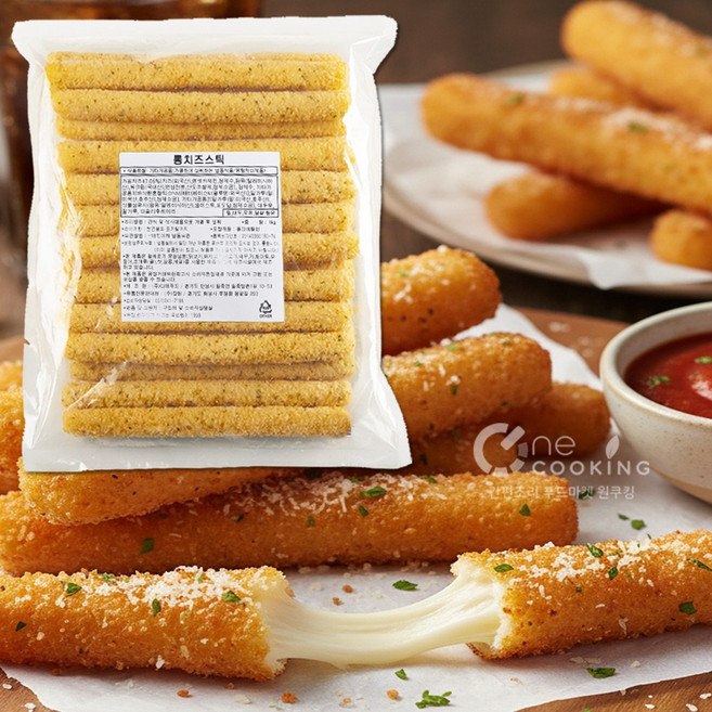 롱 치즈스틱 1kg 19cm 20개입 모짜렐라 스트링 치즈 원쿠킹 [당일발송], 1개